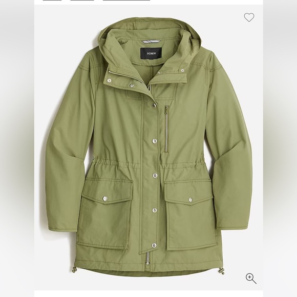 J.Crew Relaxed perfect lightweight jacket oversized outdoor camping hiking - Picture 1 of 9